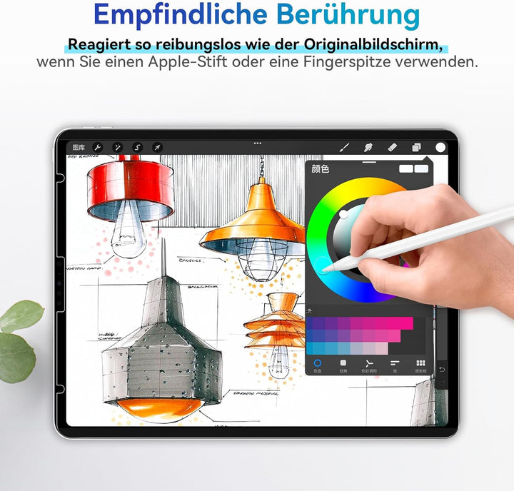 Magnetischer Blickschutzfilter Kompatibel Mit iPad Pro 12.9 Zoll (2022 M2/2021/2020/2018), Abnehmbar