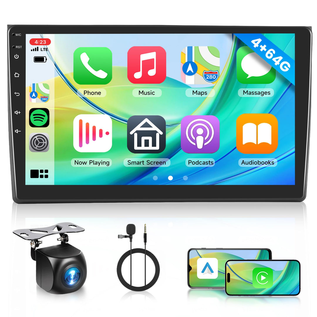 4+64G Android Autoradio für Audi A4 S4 RS4 B6 B7 8E 2000-2009 9 Zoll Wireless Carplay Autoradio mit