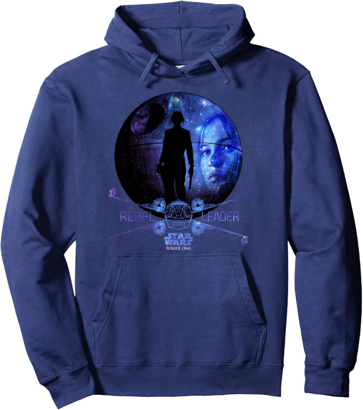 Star Wars Rogue One Jyn Erso Death Star Galaxy Pullover Hoodie