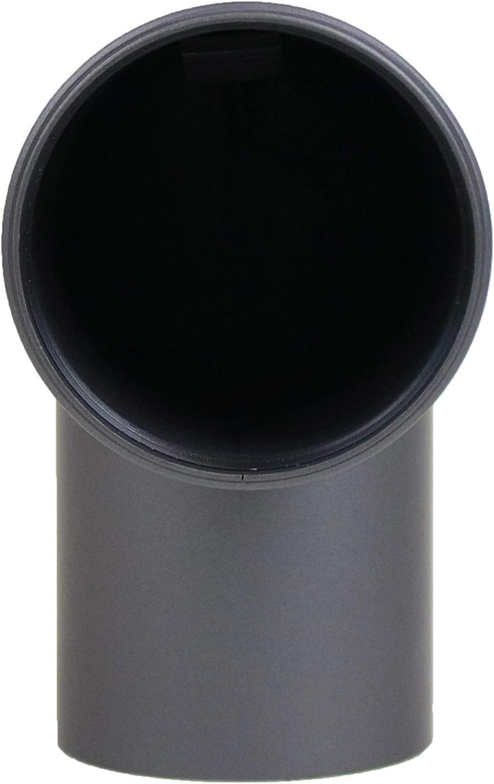 LANZZAS Pelletrohr Bogen 90° 1x abgewinkelt (Spitzwinkel) - Durchmesser 80 mm - Farbe: gussgrau - mi