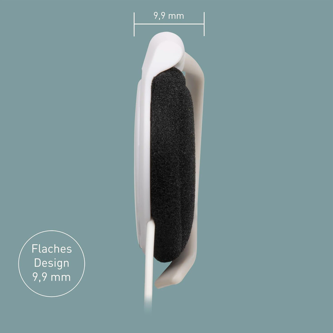 Panasonic RP-HS46-W Clip In-Ear-Kopfhörer (besonders flach, leicht und angenehm zu tragen) weiss Wei