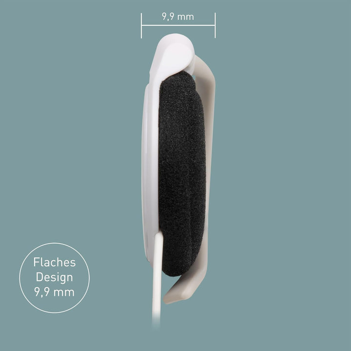 Panasonic RP-HS46-W Clip In-Ear-Kopfhörer (besonders flach, leicht und angenehm zu tragen) weiss Wei