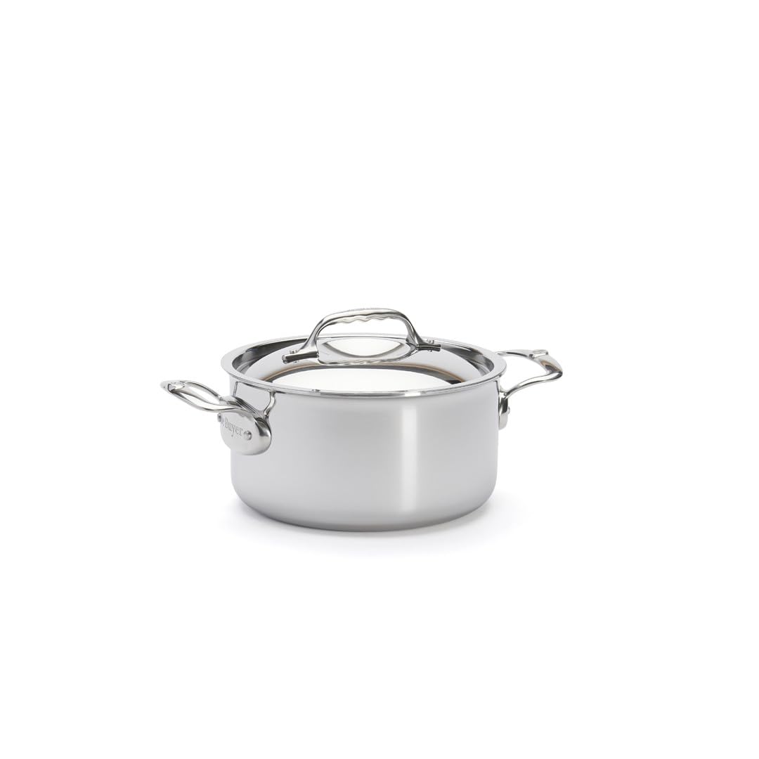 de Buyer - AFFINITY 5-lagiger Edelstahltopf mit Edelstahldeckel - 20 cm - 3742.20 Durchmesser 20 cm,