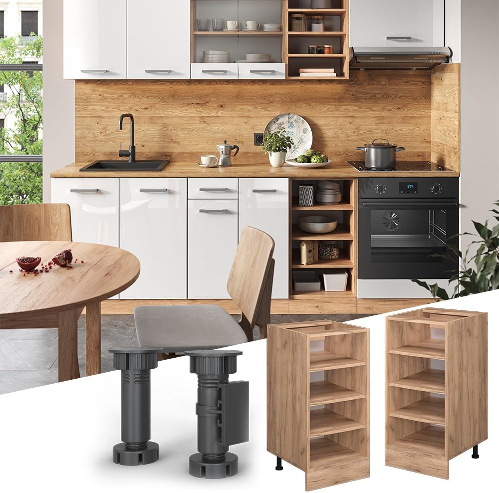 Vicco Küchenregal R-Line, Goldkraft Eiche/Goldkraft Eiche, 40 cm ohne Arbeitsplatte Goldkraft Eiche