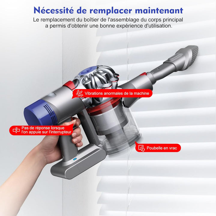 V8 Schaltermontage-Griff für Dyson V8 Animal Absolute Staubsaugerzubehör, Hauptkörper-Montagegehäuse
