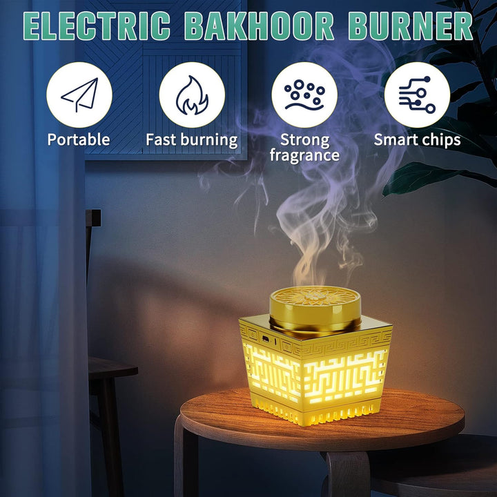 Bakhoor Weihrauchbrenner mit Quran, Ferngesteuerter Lautsprecher Und App, Azan Bluetooth-Lautspreche