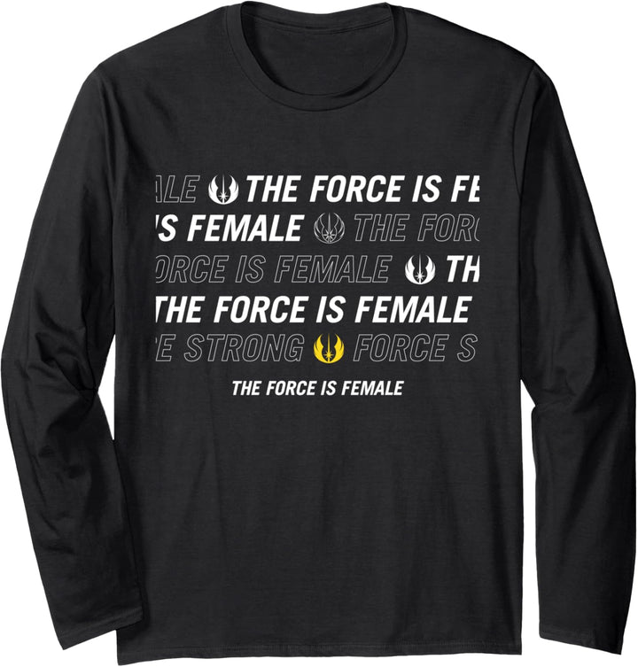 Star Wars The Force is Female Langarmshirt