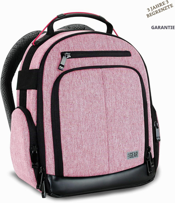 USA Gear DSLR Kamerarucksack, Kameratasche, Kamera Fotorucksack für Spiegelreflexkamera mit Kundenge