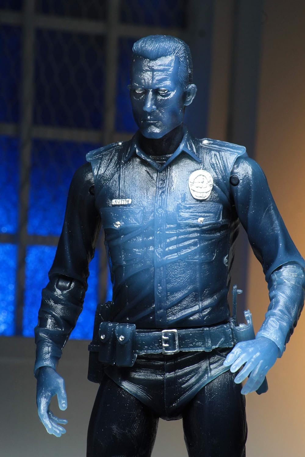 NECA - Terminator Figur White Hot T-1000, Mehrfarbig (634482519196)