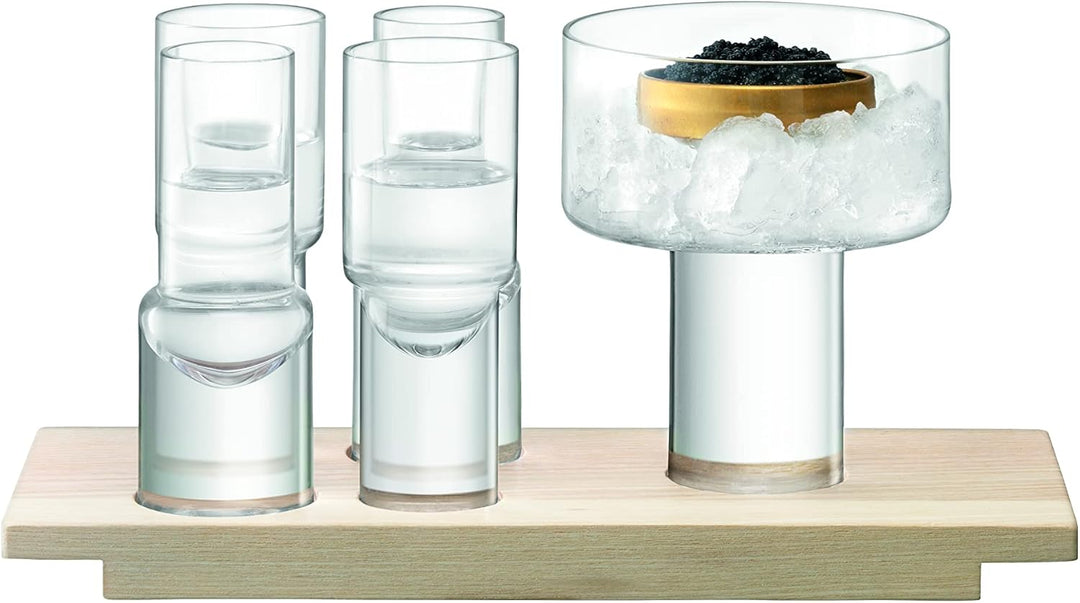 LSA Vodka Servier Set L27cm Klar/Esche *, Set