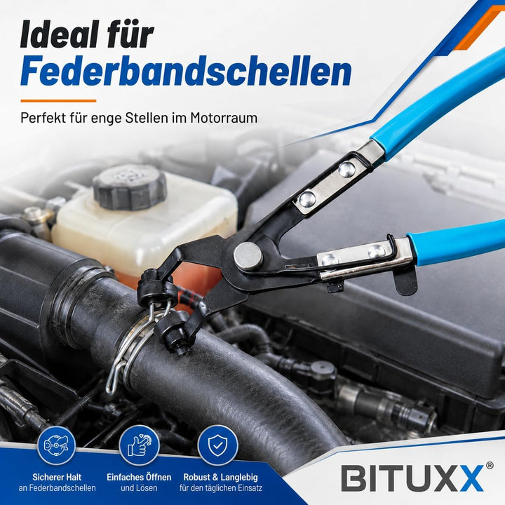 BITUXX 11 tlg Schlauchklemmenzangen Set Schlauchschellenzange Schlauchschelle Zange Werkzeug