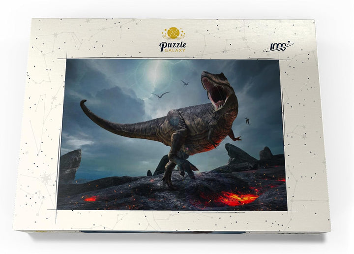 Tyrannosaurus Rex, in Einer Rauen prähistorischen Welt - Premium 1000 Teile Puzzle - MyPuzzle Sonder