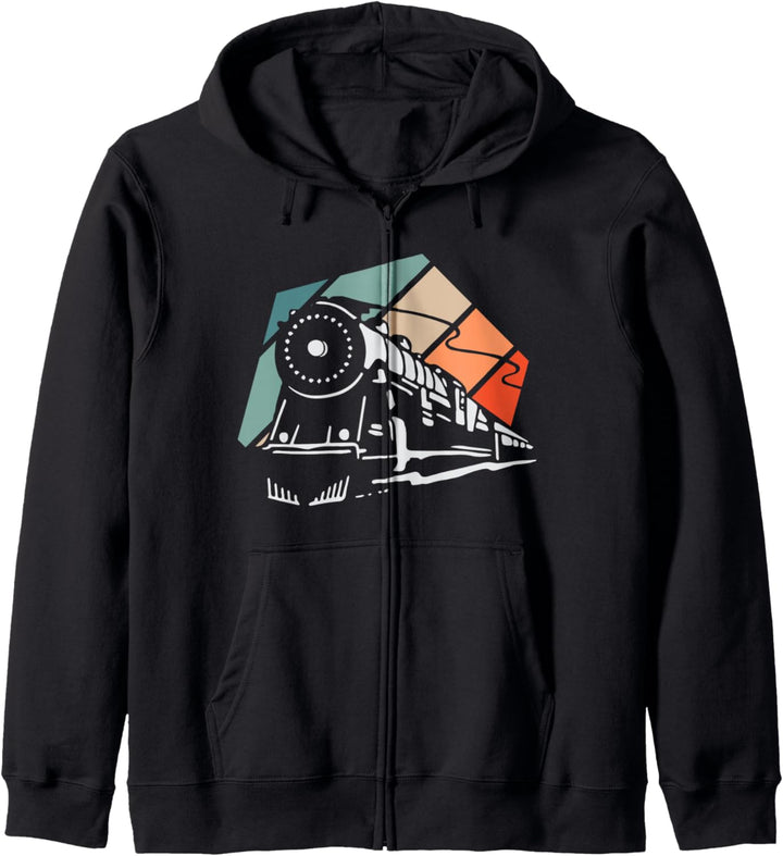 Eisenbahn Retro Modelleisenbahner Zug Bahn Geschenksidee Kapuzenjacke