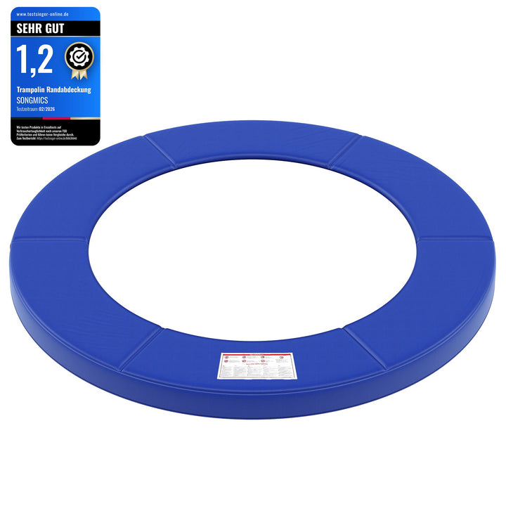 SONGMICS Trampolin Randabdeckung, Ø 183 244 305 366 427 cm, Federabdeckung, Randschutz, Sicherheitsm