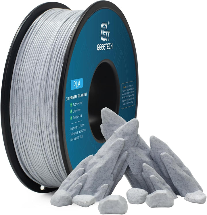 GEEETECH PLA Filament 1.75mm Marble, 3D Drucker PLA Filament 1kg Spool, like Marmor Marble Marble pl