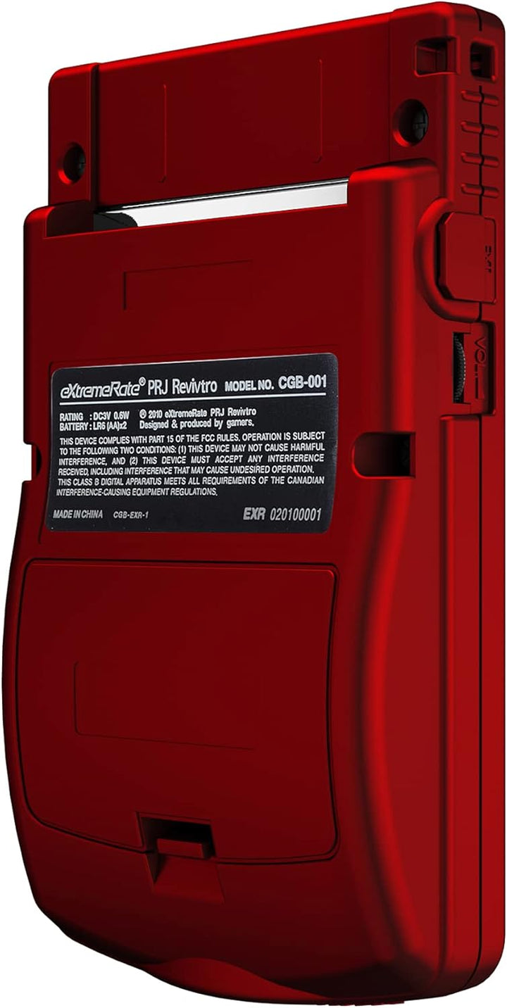 eXtremeRate IPS Ready Upgraded Case&Button für Gameboy Color, DIY-Ersatz Full Hülle Gehäuse Set für