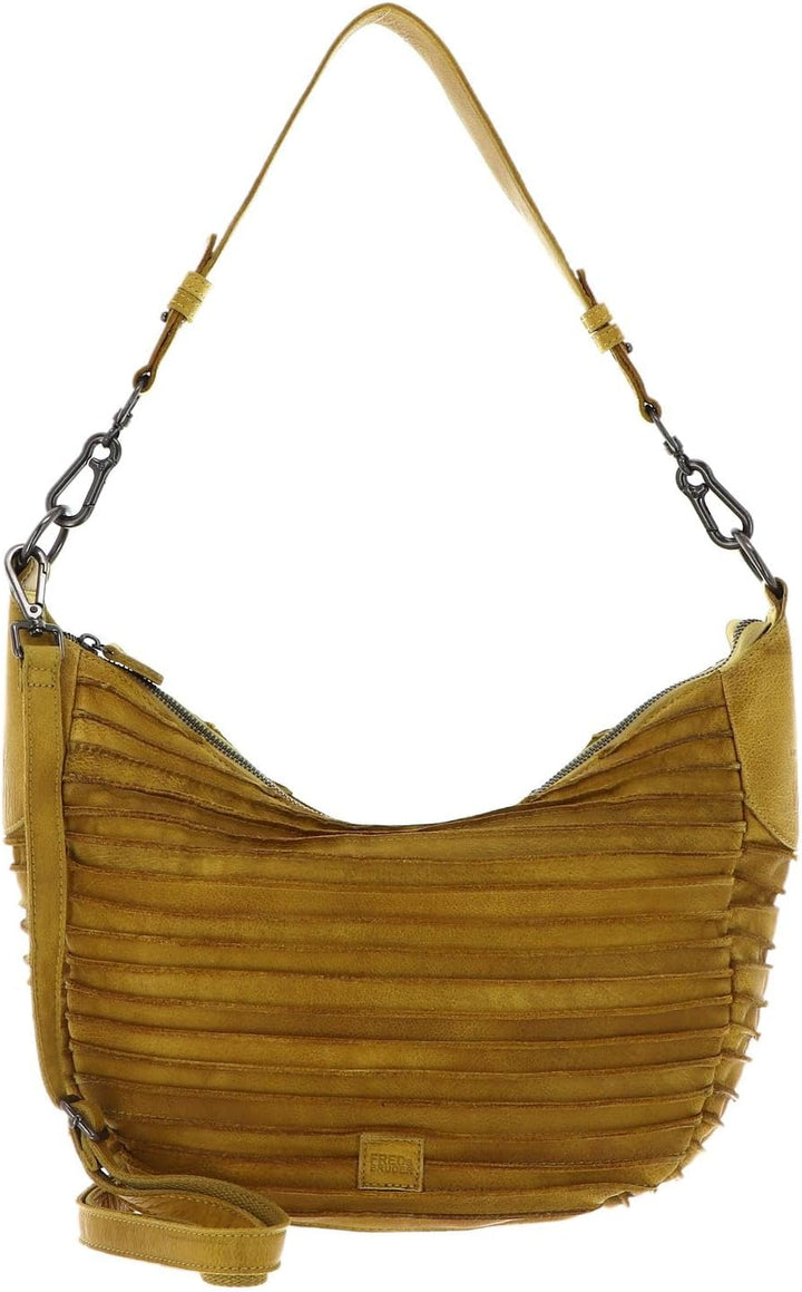 FREDsBRUDER Riffel Flowow Schultertasche Leder 43 cm