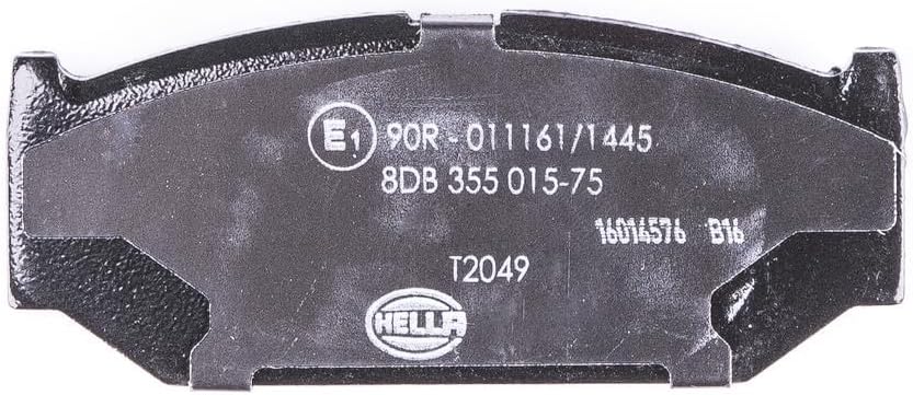HELLA PAGID 8DB 355 015-751 Bremsbelagsatz - T2049 - Dicke/Stärke: 15.5mm - Bremssystem: Jiangxi Wa