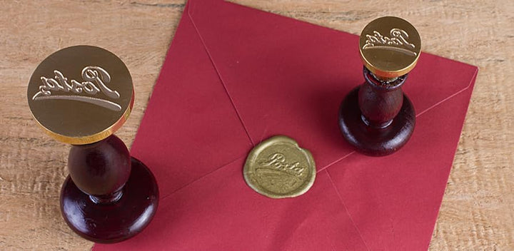Siegelstempel mit Ihrem Logo - Ø35mm