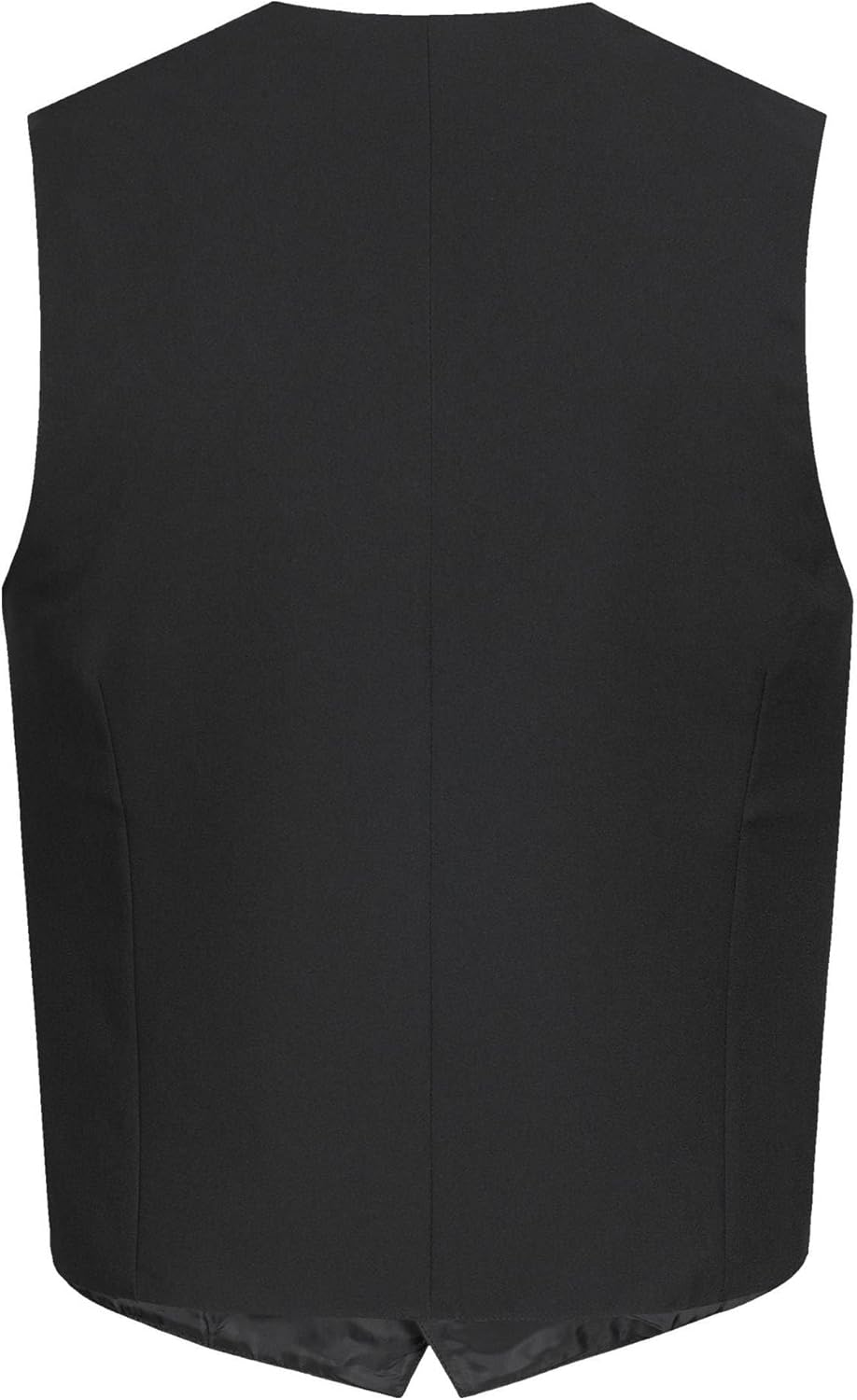 GREIFF Moderne Herren-Weste | 4 Knöpfe| 4 Taschen | Regular-Fit | Gefüttert | Farbe: Schwarz 42 Schw