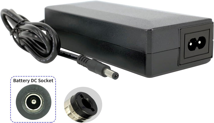 PowerSmart® 42V Ladegerät 2A Netzteil für 36V Akkus von Electrobeat, Union Cadence, Canto