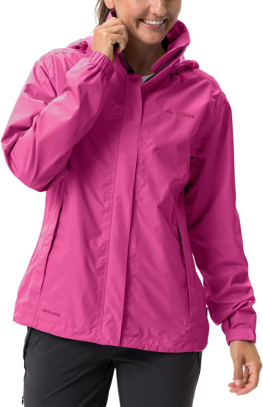 VAUDE Regenjacke Damen leicht - Women's Escape Light Jacket, wasserdichte Outdoor-Jacke, atmungsakti