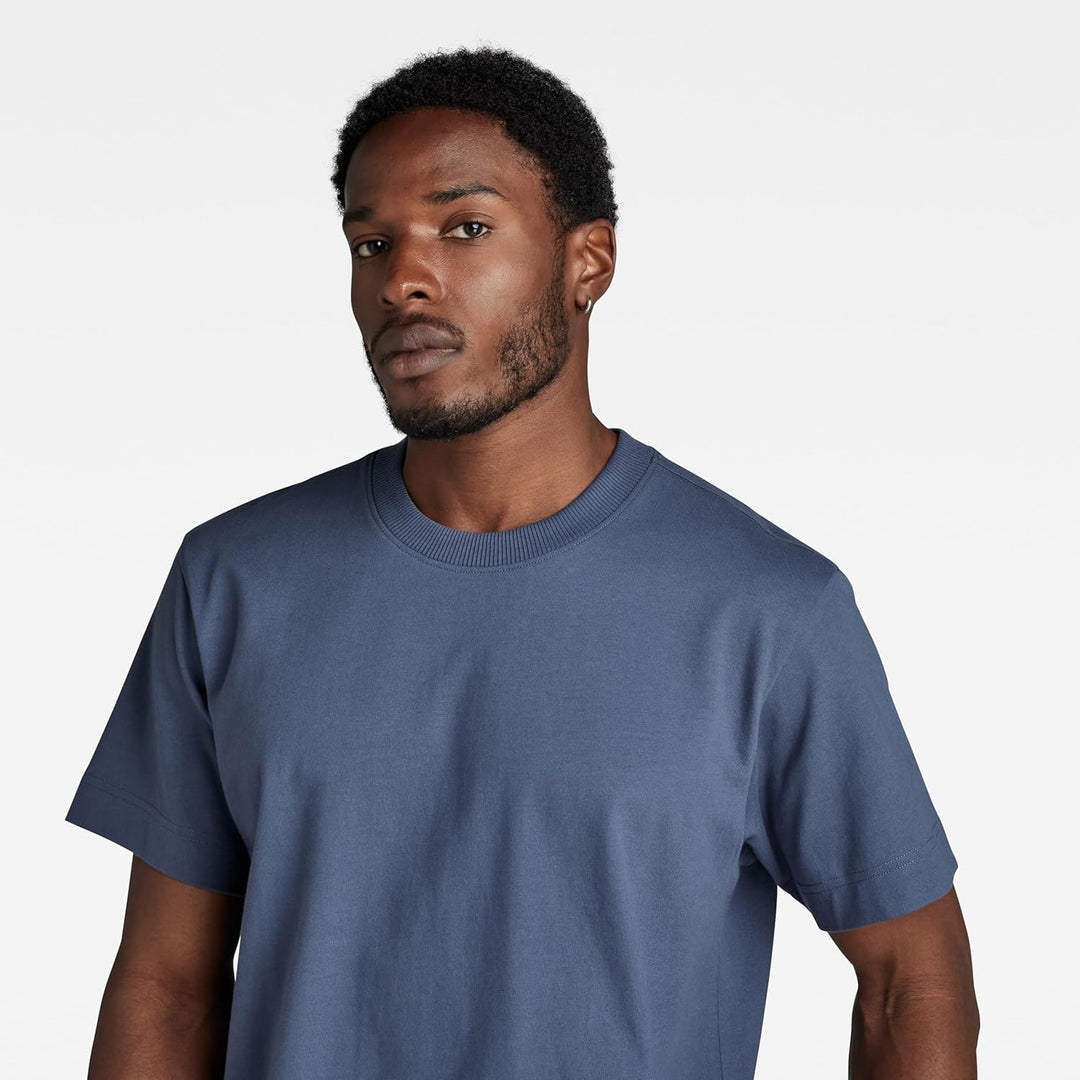 G-STAR RAW Herren Essential Loose T-Shirts XS Blau (Vintage Indigo D23471-c784-g278), XS Blau (Vinta
