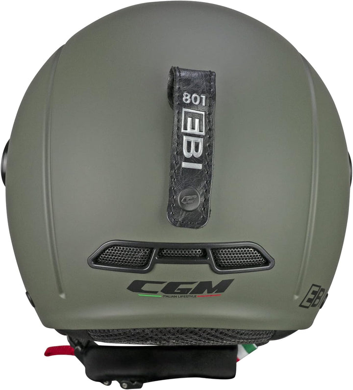 CGM Unisex – Erwachsene EBI skihelm XXXS (49-50cm) Grün matt, XXXS (49-50cm) Grün matt