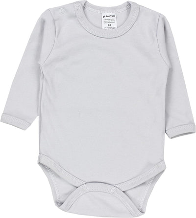 TupTam Mädchen Baby Body Langarm Unifarben 5er Pack 74 Farbenmix 5, 74 Farbenmix 5