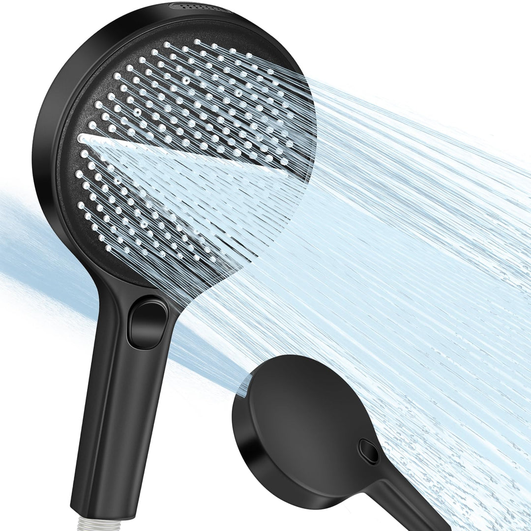 Duschkopf Hochdruck Duschkopf Gross 150mm Handbrause Wassersparender Regendusche 4 Strahlarten XXL D