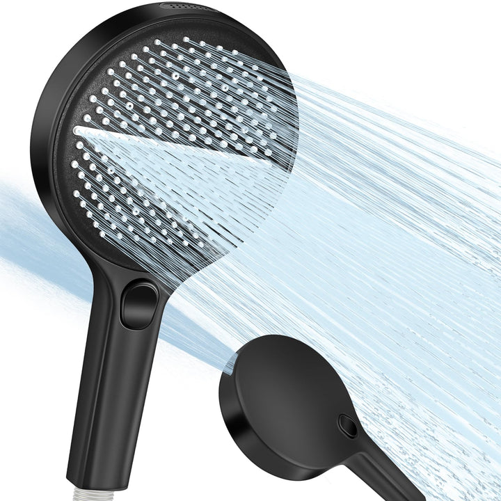 Duschkopf Hochdruck Duschkopf Gross 150mm Handbrause Wassersparender Regendusche 4 Strahlarten XXL D