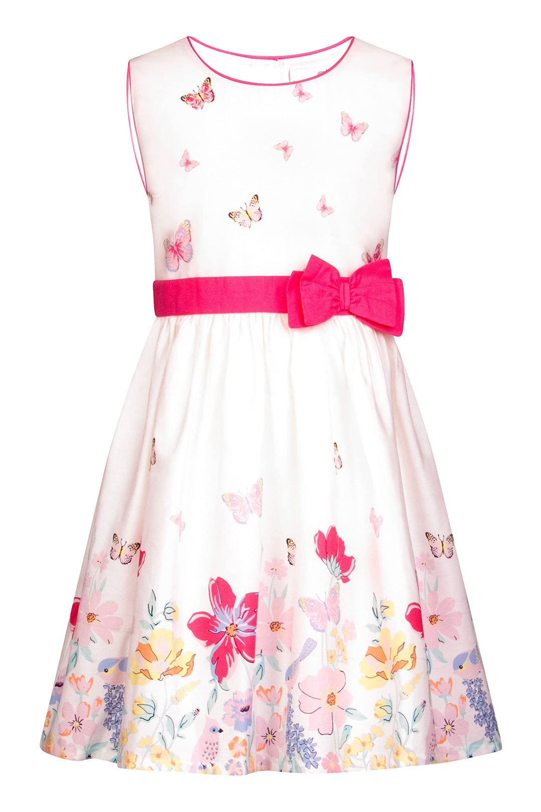 Happy Girls Mädchen Kinderkleid 116 Ecru, 116 Ecru