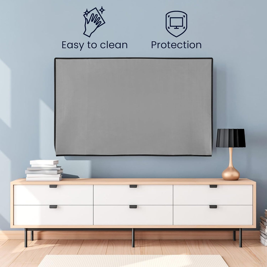 kwmobile 24" TV Hülle - Indoor Fernseher Bildschirmschutz Abdeckung - TV Bildschirm Staubschutzhülle