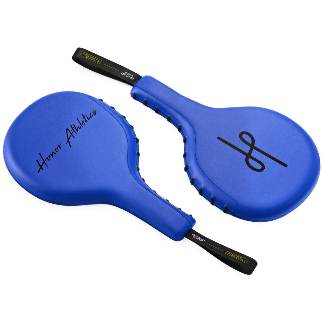 Honor Athletics Professionelle Box- und MMA-Boxpratzen (Paar) Honor-Blau, Honor-Blau