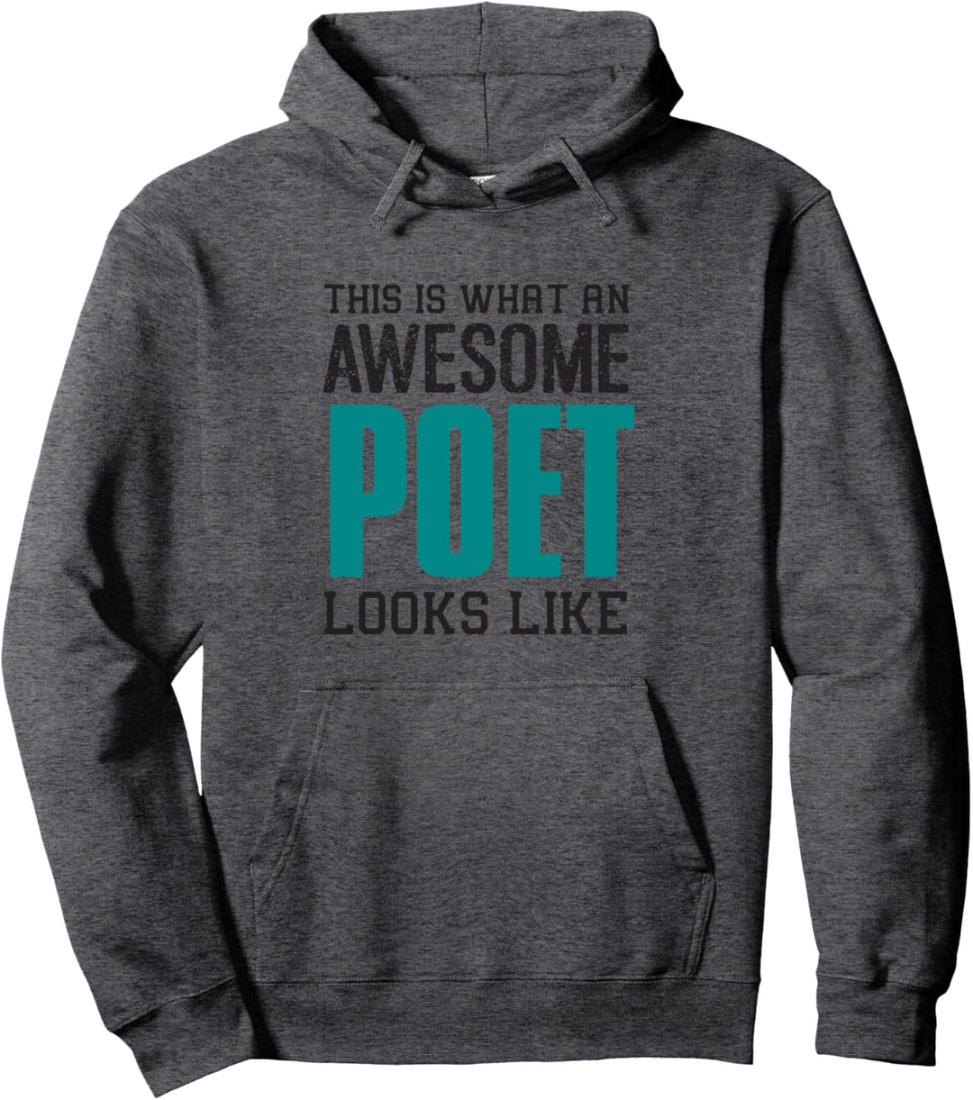 So sieht ein cooler Poet aus Lustiges Geschenk Künstler-in Pullover Hoodie