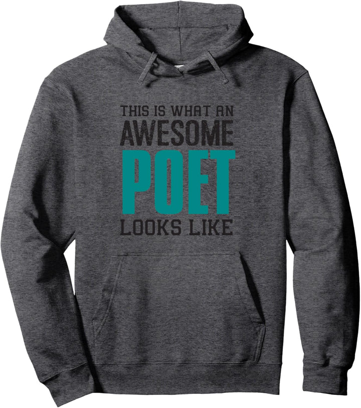 So sieht ein cooler Poet aus Lustiges Geschenk Künstler-in Pullover Hoodie