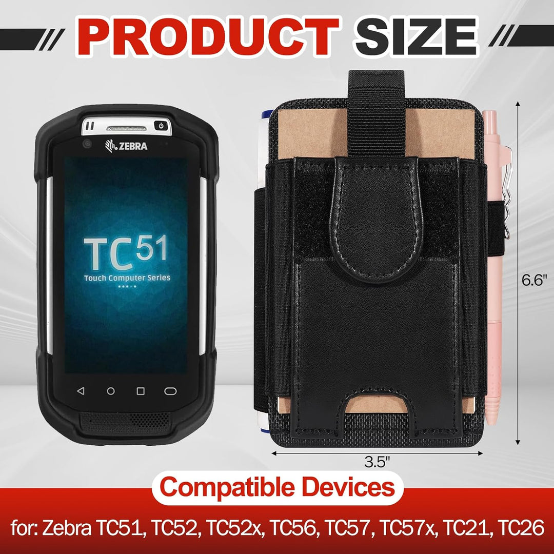 Scanner Holster für Zebra TC52, TC53, TC70, TC70x, TC72, TC75, TC75x, TC77, M60, MC67, Scannertasche