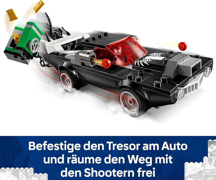 LEGO | Marvel Spider-Man Mech vs. Venom Muscle Car - Auto Spielzeug mit 3 Superhelden Minifiguren -