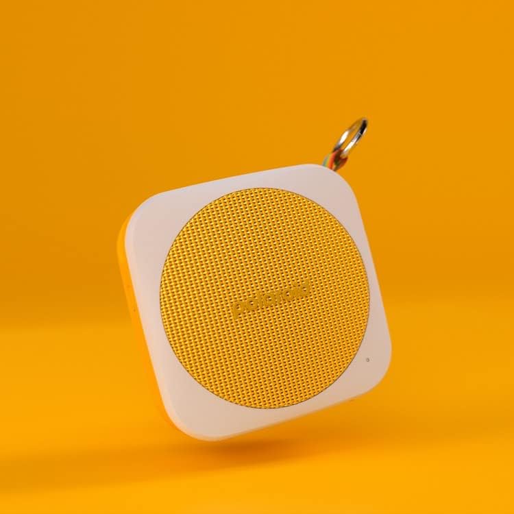 Polaroid P1 Music Player (Yellow) - Super Portable Wireless Bluetooth Speaker Rechargeable with IPX5