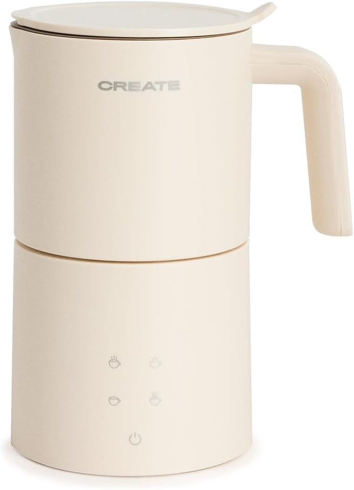 CREATE Milk Froher Studio Pro Elektrischer Milchaufschäumer, gebrochenes Weiss, spülmaschinenfest, T