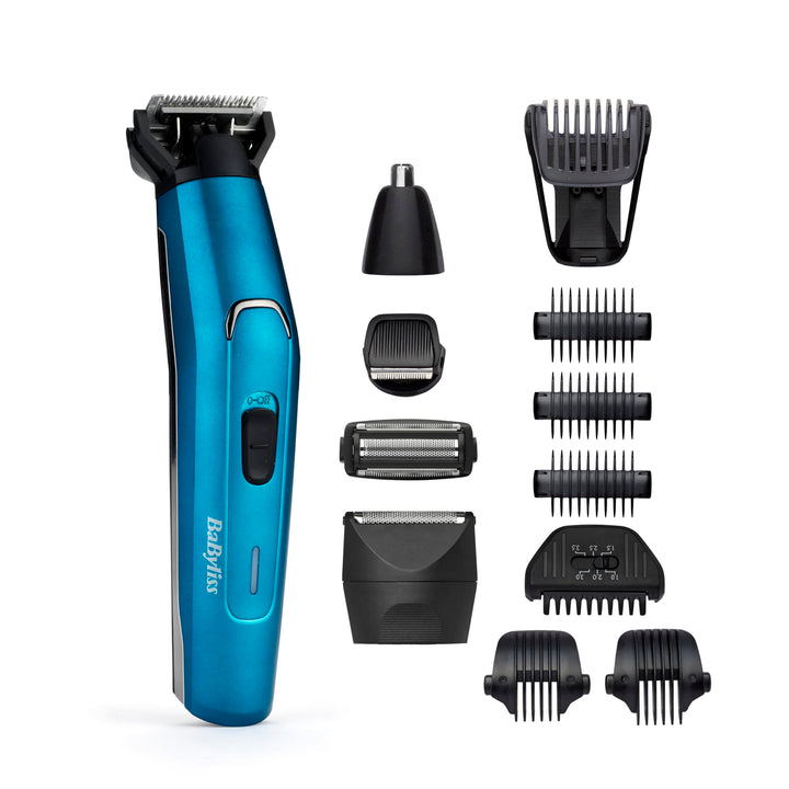 Babyliss Men 12-in-1 Japanischer Stahl Ultimatives Gesichts- und Körperpflegeset mit Nasentrimmer, K
