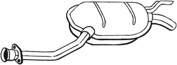 Bosal 175-123 Mittelschalldämpfer