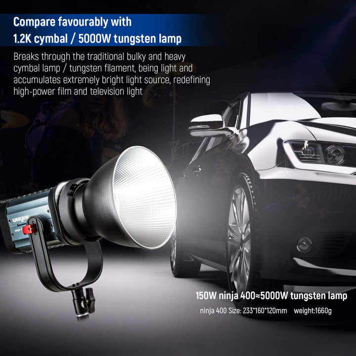 Weeylite 150W LED Videoleuchte 2500K-8500K dimmbare Bi-Farbe, Strobe Studioleuchte mit Fernbedienung