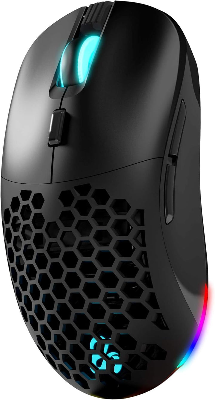 Newskill Arakne Elite Professionelle Gaming-Maus, RGB, 16.000 DPI, beidseitiges Design, seitliche Ta
