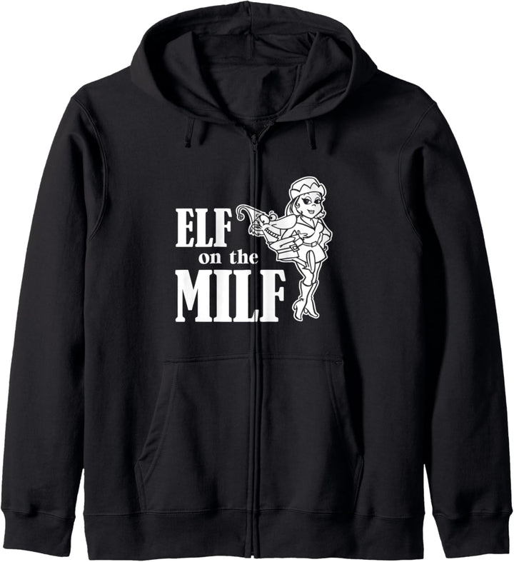 Elf auf der MILF - Lustige Weihnachten Kapuzenjacke
