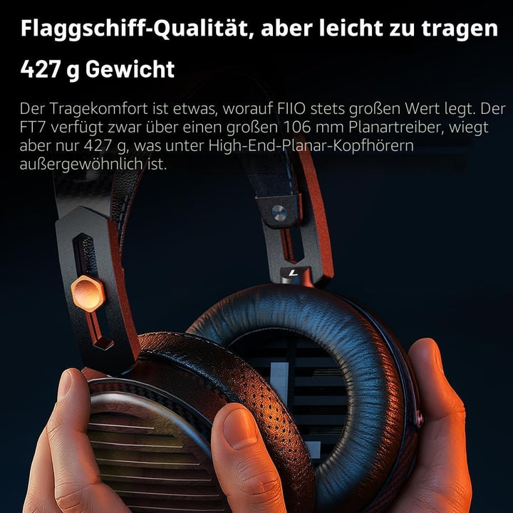 FiiO FT7 Flagship Over-Ear-Kopfhörer mit offener Rückseite