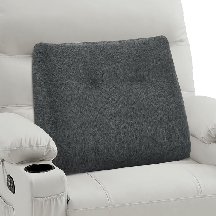 Ergonomisches Rückenkissen für Sofa und Bett, Weiches Keilkissen mit Memory Schaum, Komfortables Les