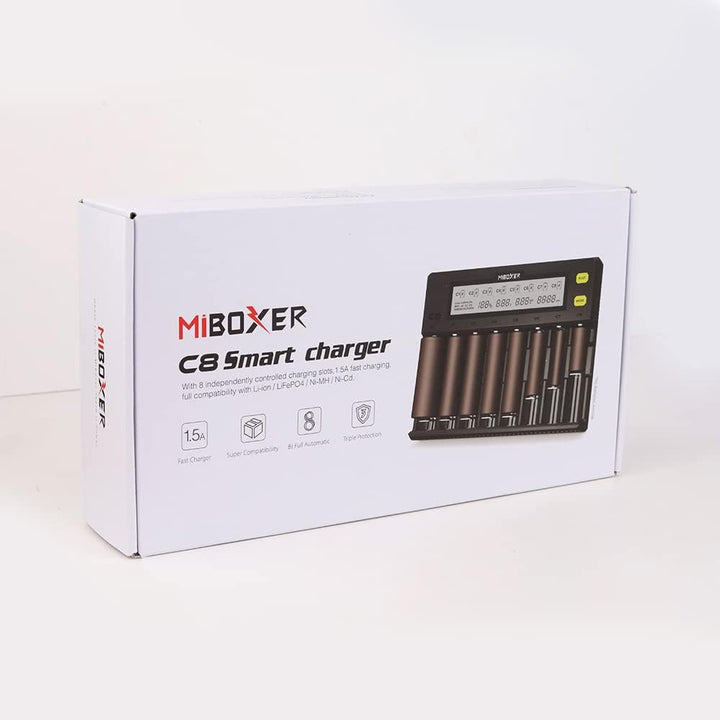 Universal akku Ladegerät, AUKSKY 18650 Baterieaufladegerät mit LCD-Display für Akkus NI-MH, NI-Cd, A