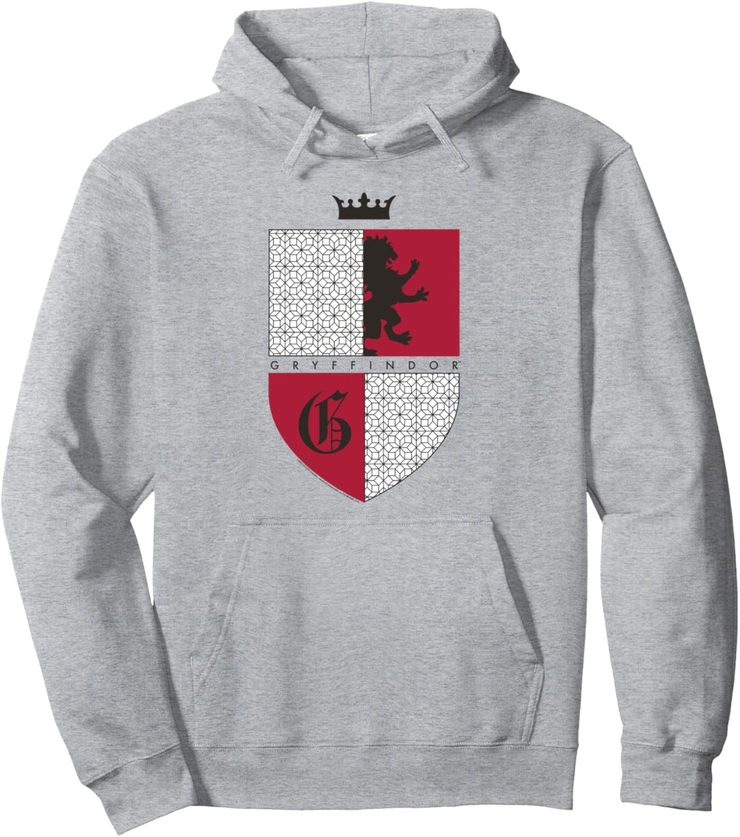 Harry Potter Gryffindor Shield and Crown Pullover Hoodie