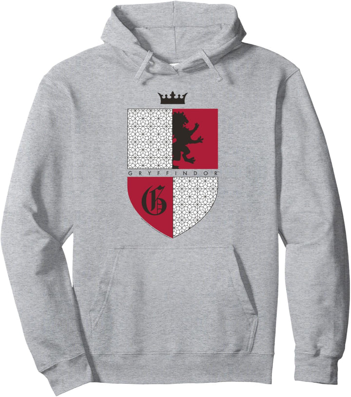 Harry Potter Gryffindor Shield and Crown Pullover Hoodie